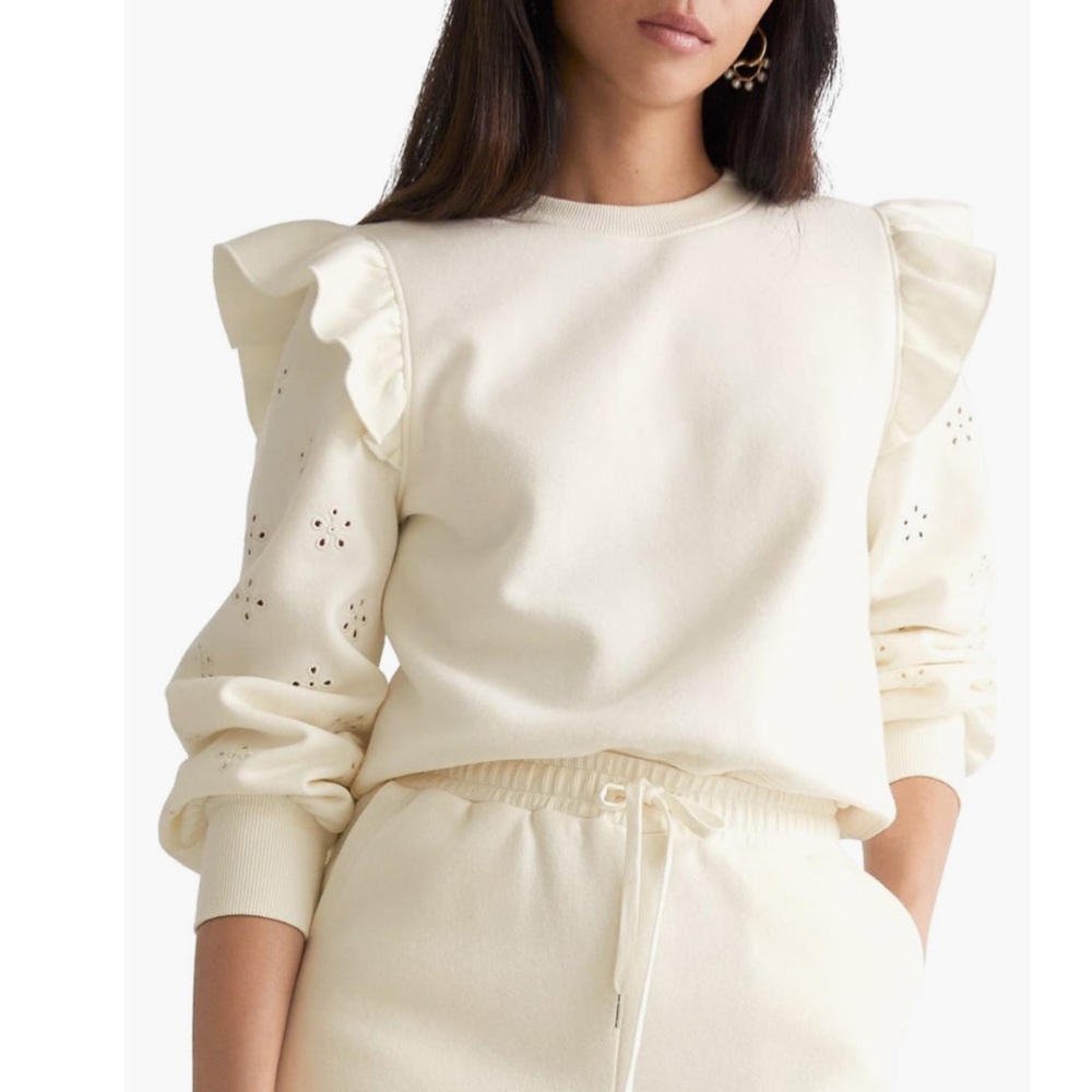 NWT🤍& Other Stories ruffles Sweater🤍 size L